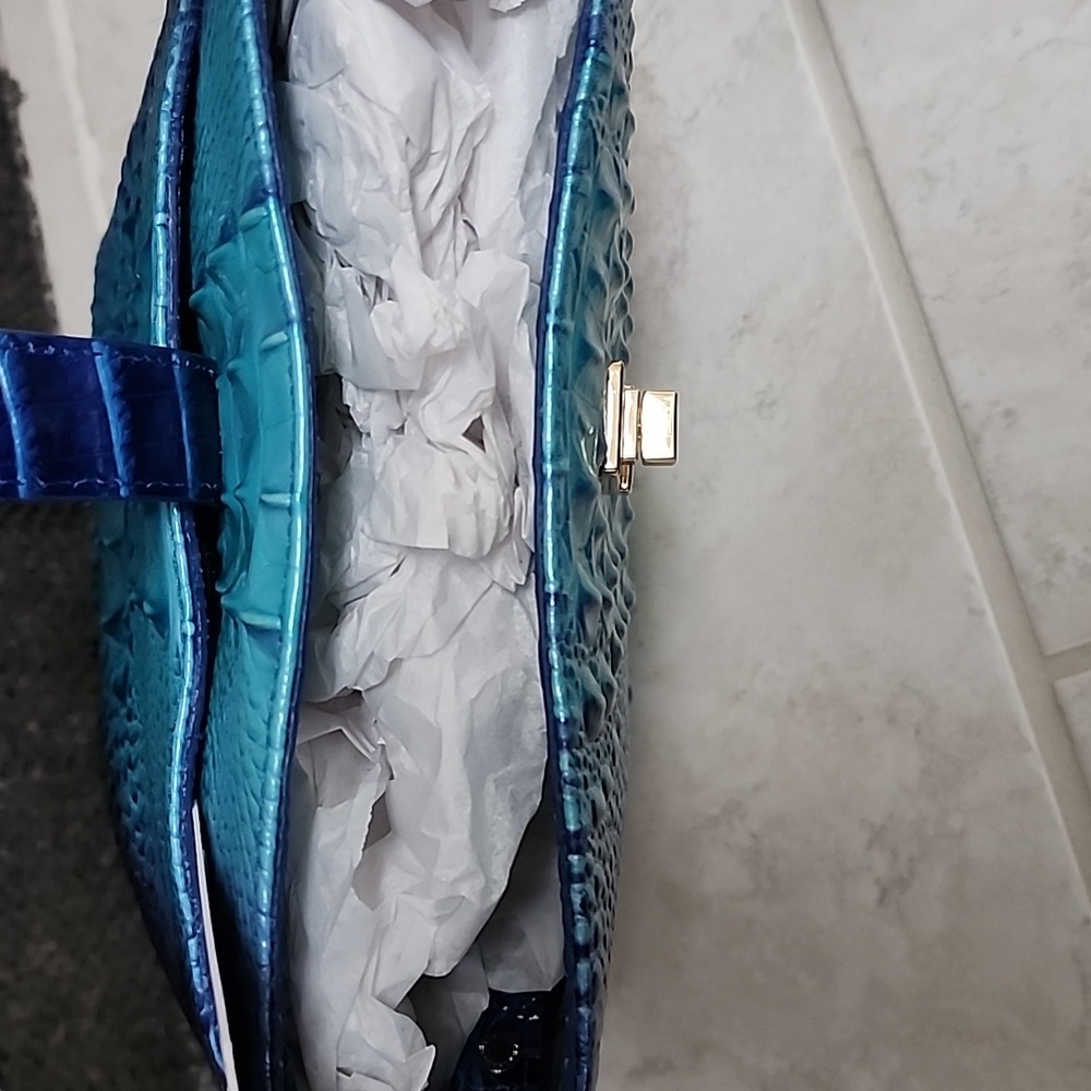 βΌοΈLAST DAY!!βΌοΈ ππ©΅ BRAHMIN Affinity Ombre Shira Bucket Bag π©΅π - Picture 9 of 10